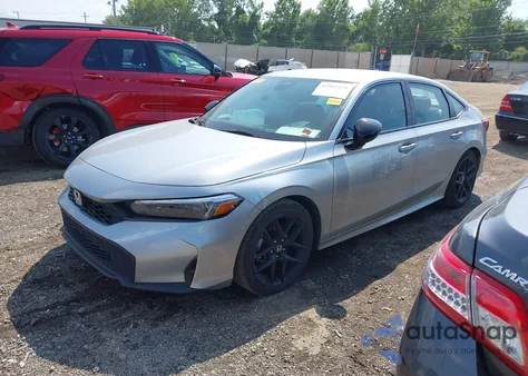 2025 Honda Civic Sport z USA, uszkodzony, nr VIN 2HGFE2F58SH542294